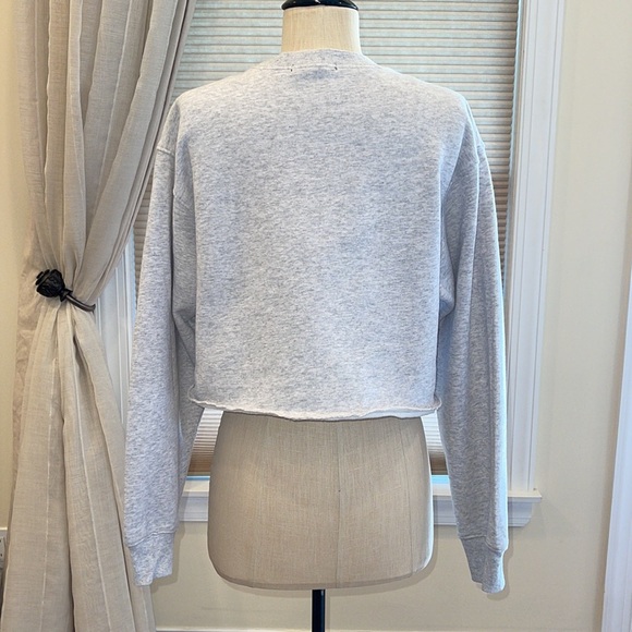 Forever 21 Harvard Cropped Fleece Sweatshirt - Picture 4 of 8